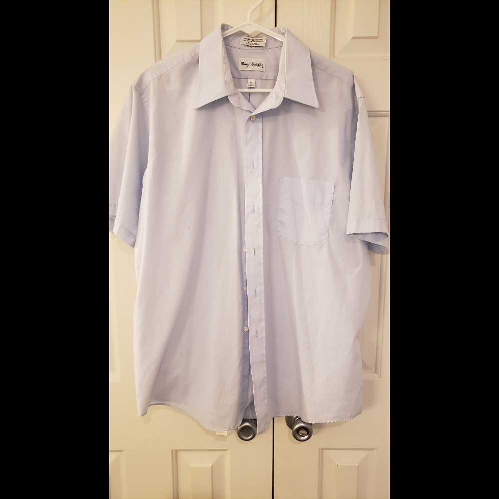 17N Light Blue Royal Knight Button Up Dress Shirt